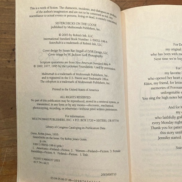 Book: Sisterchicks on the Loose! By Robin Jones Gunn - Picture 4 of 5
